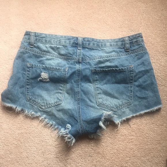 Bluenotes Tribal Patterned Jean Shorts - Picture 2 of 3